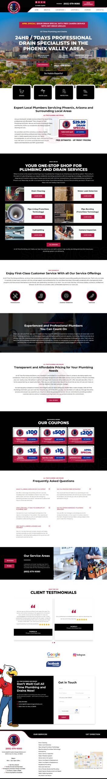 All Time Plumbing and Drains
