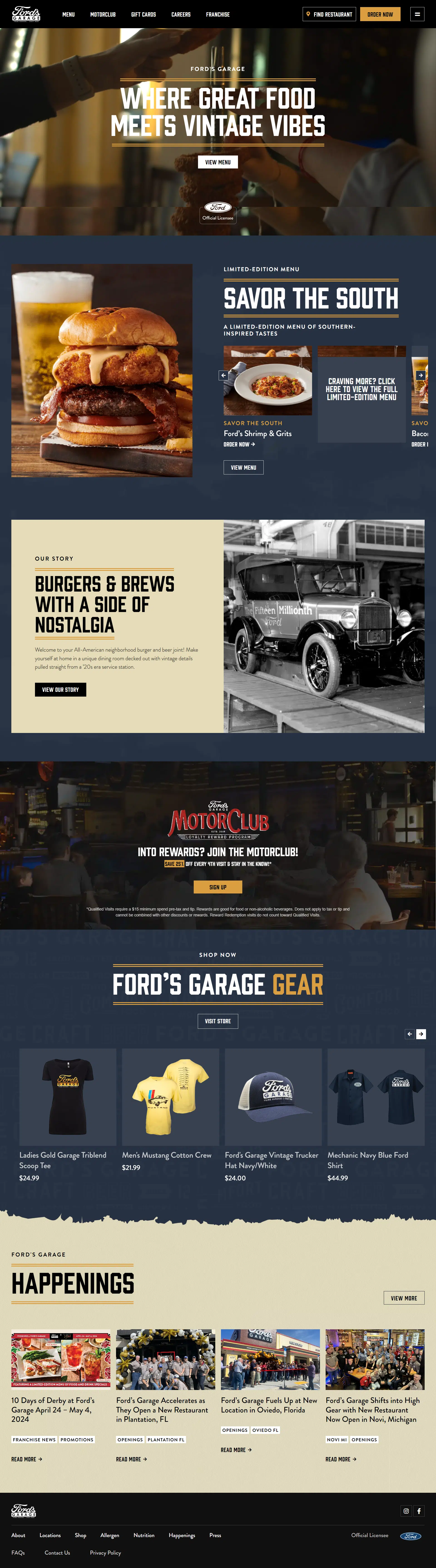 FORD’S GARAGE