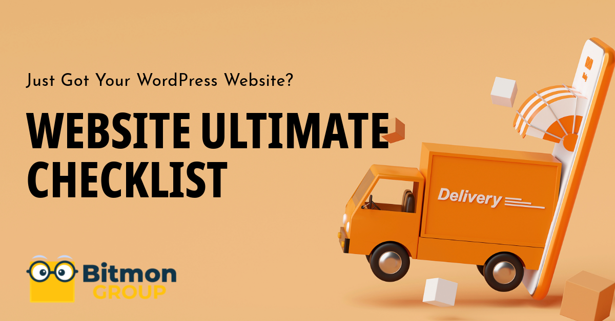 new wordpress website ultimate checklist